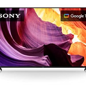 Sony 75 Inch 4K Ultra HD TV X80K Series: LED Smart Google TV with Dolby Vision HDR KD75X80K- Latest Model, Black